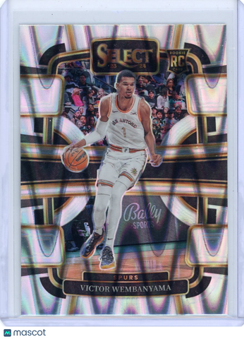 Victor Wembanyama - 2023-24 Panini Select Prizm 2024 Concourse Rookie Seismic