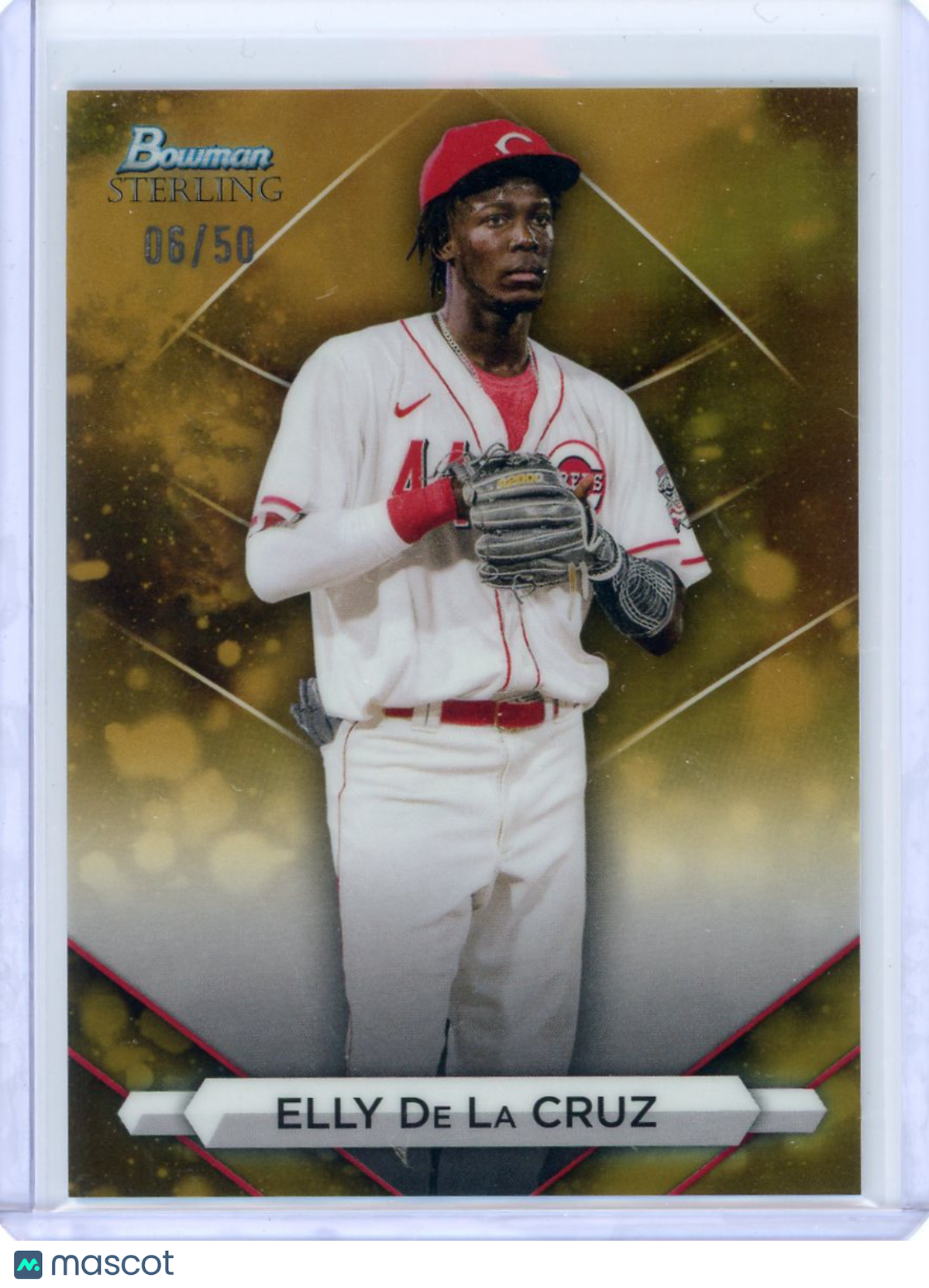 Elly De La Cruz - 2023 Bowman Sterling Baseball Gold 06/50