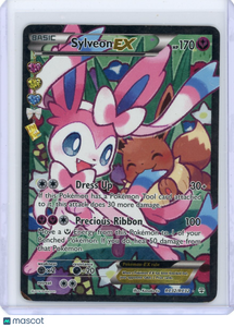 2016 Pokemon Sylveon EX Generations Radiant Collection Full Art RC32/RC32 Damage
