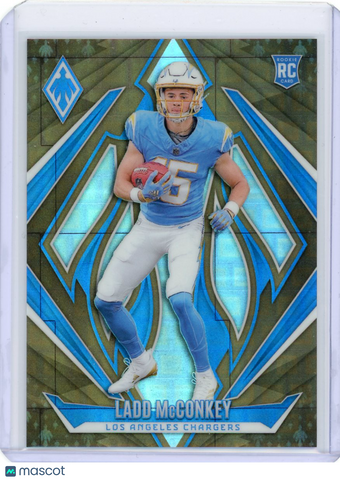 Ladd McConkey - 2024 Panini Phoenix Football Bronze Mosaic Rookie 30/33
