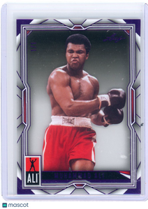Muhammad Ali - 2024 Leaf Muhammad Ali Clear Purple 1/1 #33