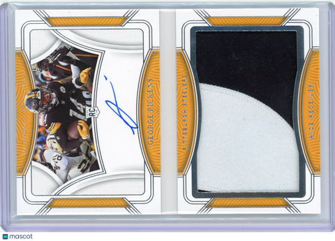 George Pickens - 2023 Panini National Treasures Rookie Autograph Patch RC /49