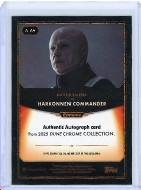 Harkonnen Commander Anton Valemsi Auto 2025 Topps Dune Chrome #A-AV
