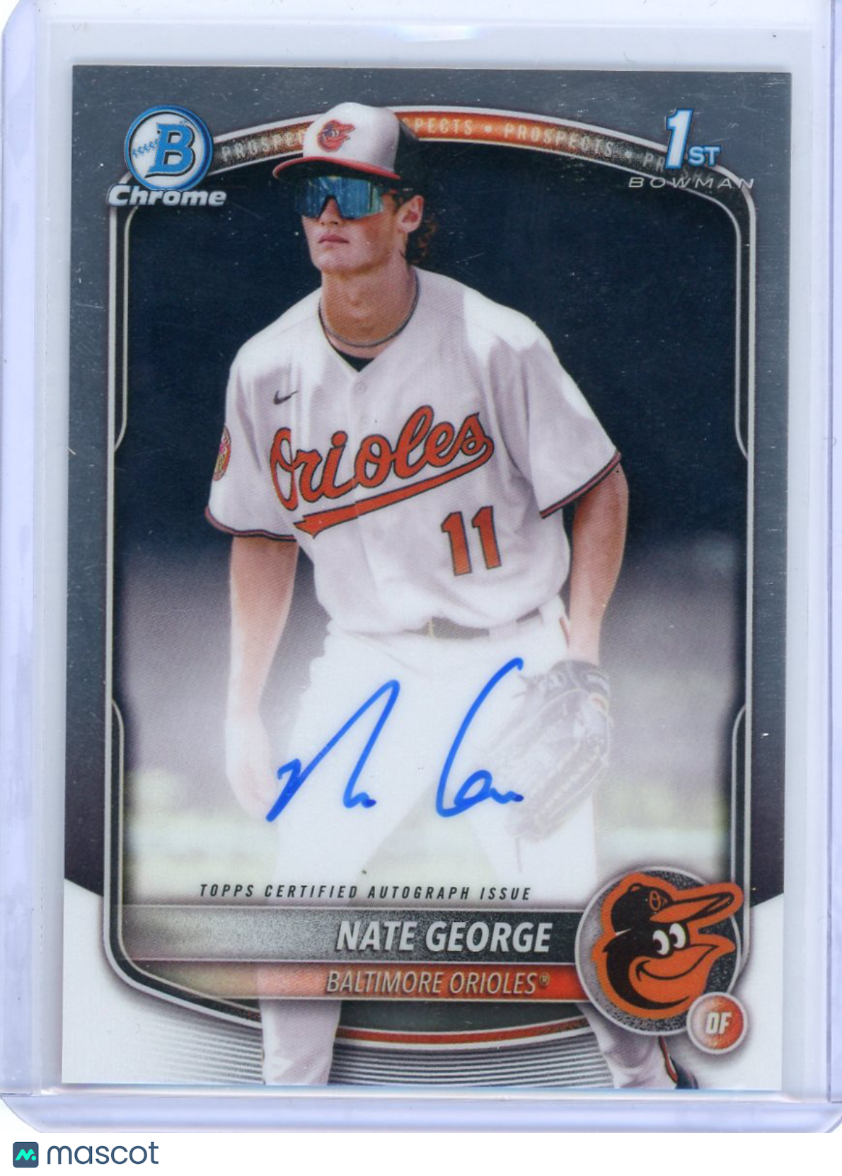 Nate George - 2024 Bowman Chrome 1st Prospect Auto CPA-NG