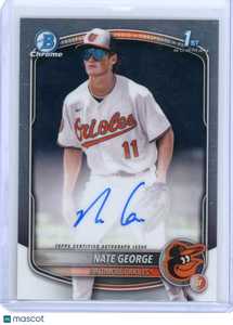 Nate George - 2024 Bowman Chrome 1st Prospect Auto CPA-NG