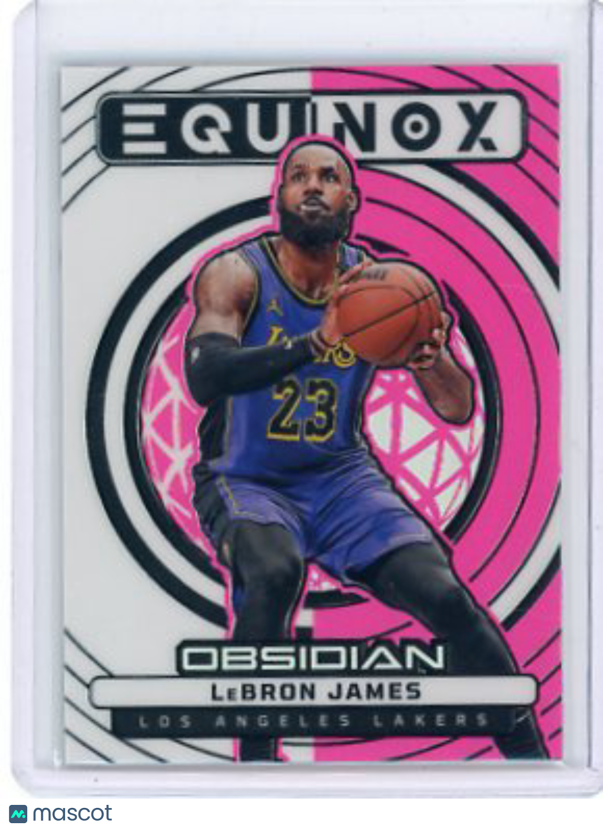 LeBron James - 2024-25 Panini Obsidian Basketball Equinox Pink 18/49