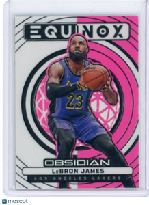 LeBron James - 2024-25 Panini Obsidian Basketball Equinox Pink 18/49