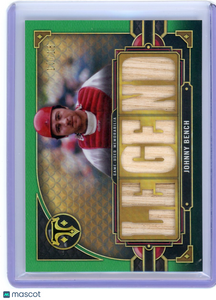 Johnny Bench - 2022 Topps Triple Threads Game Used Relic Green /18