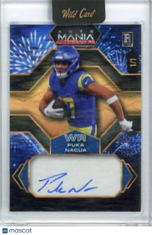 Puka Nacua - 2024 Wild Card Mania Firework Auto 1/1 AMAH-PN