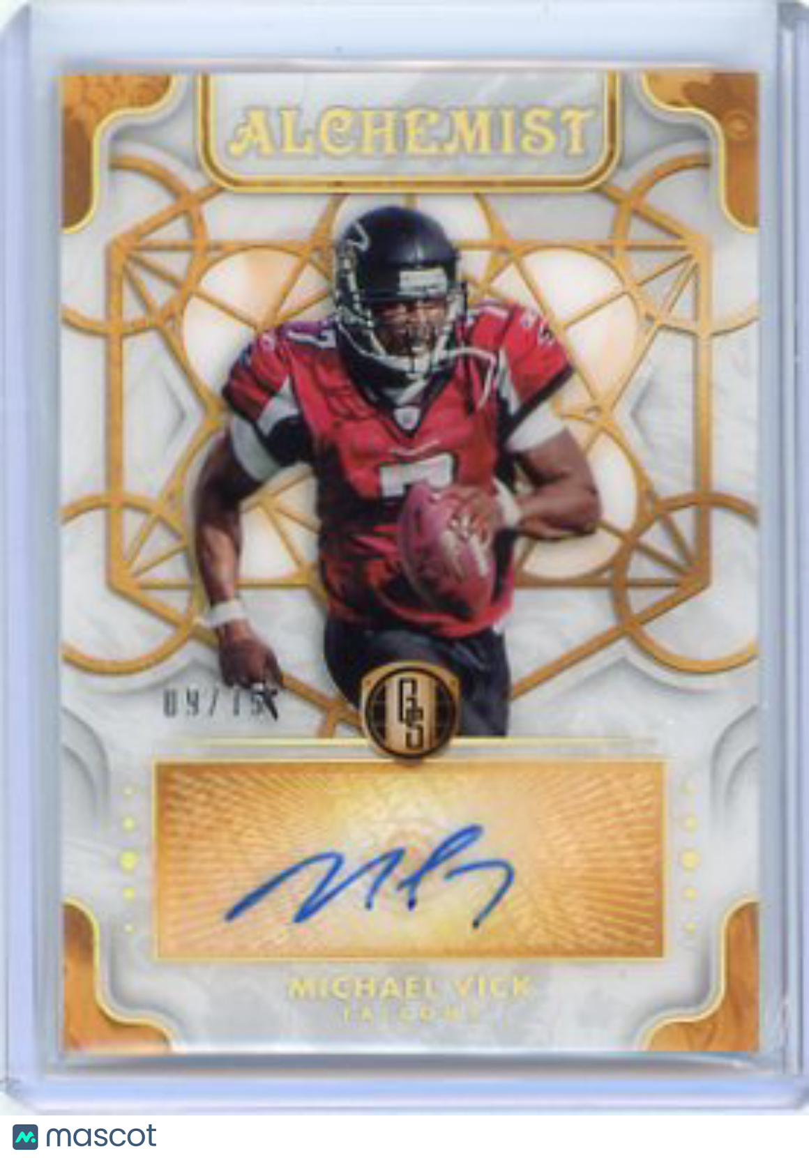 Michael Vick - 2021 Panini Gold Standard Auto Alchemist 09/15 AL-MV