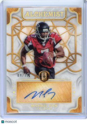 Michael Vick - 2021 Panini Gold Standard Auto Alchemist 09/15 AL-MV