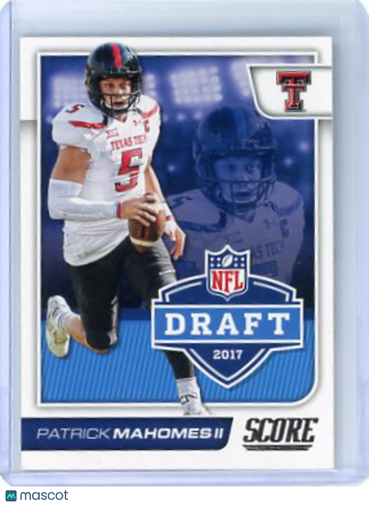 Patrick Mahomes II - 2017 Panini Score NFL Draft Rookie #2 Chiefs