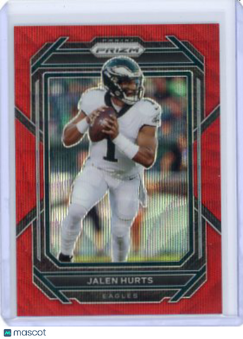 Jalen Hurts - 2022 Panini Prizm Red Wave 099/149 #234 Eagles