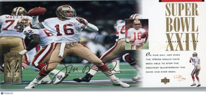 Joe Montana - 1995 Upper Deck Montana's Showcase Super Bowl XXIV Auto 229/500