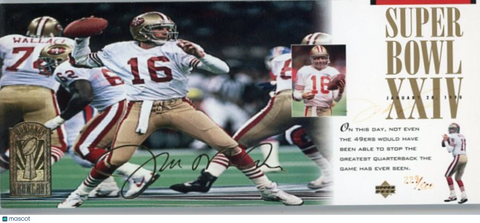 Joe Montana - 1995 Upper Deck Montana's Showcase Super Bowl XXIV Auto 229/500