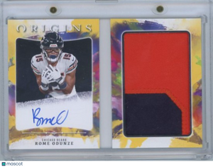Rome Odunze - 2024 Panini Origins Rookie Booklet Patch Gold 08/25 RBO-ROD