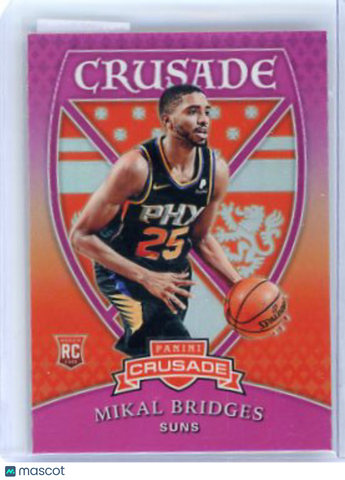Mikal Bridges - 2018-19 Panini Chronicles Crusade Pink Prizm Rookie 66/75