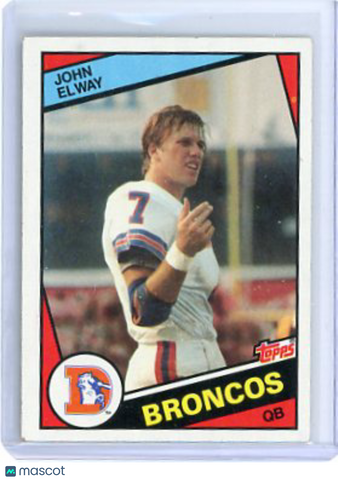 John Elway - 1984 Topps Rookie Card #63 Denver Broncos