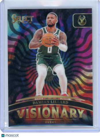 Damian Lillard - 2024-25 Panini Select Visionary Case Hit SP #16