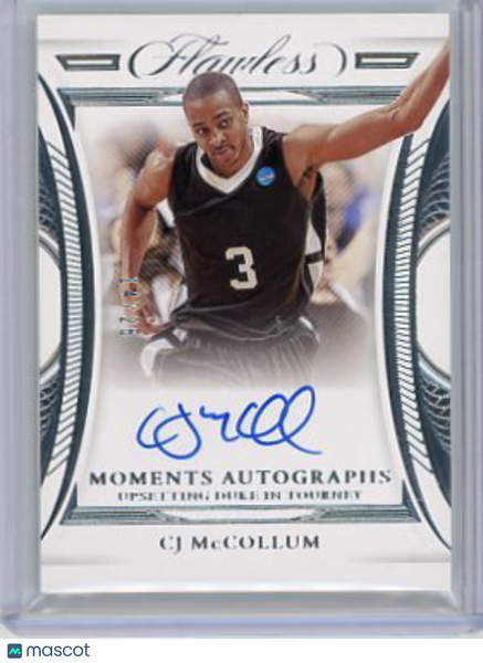 CJ McCollum - 2022 Panini Flawless Collegiate Basketball Auto Moments 14/25