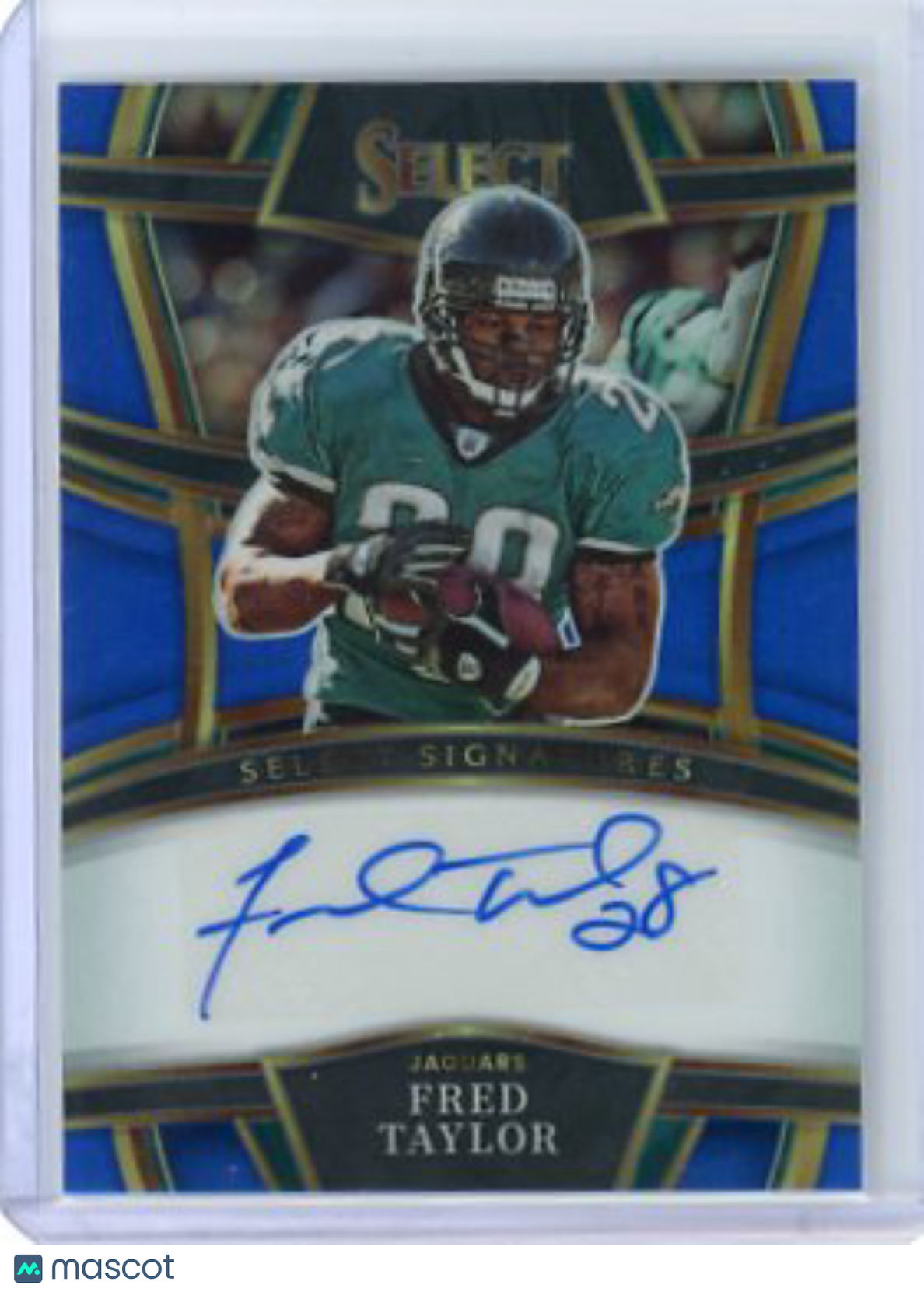 Fred Taylor - 2022 Panini Select Football Auto Blue Prizm 42/99 SSP-FRT