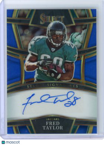Fred Taylor - 2022 Panini Select Football Auto Blue Prizm 42/99 SSP-FRT