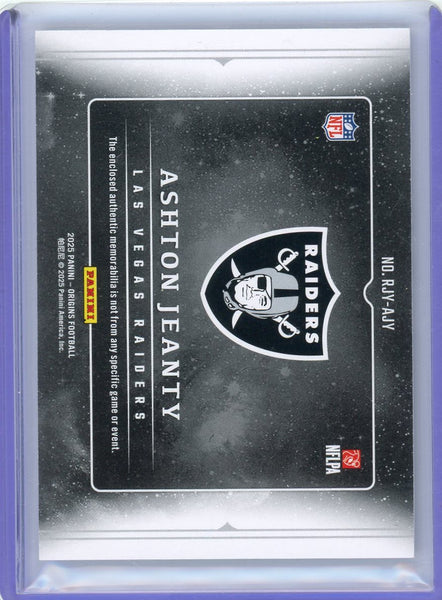 Ashton Jeanty - 2025 Panini Origins /199 Rookie Patch RC