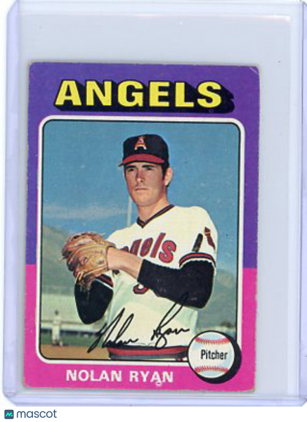 Nolan Ryan - 1975 Topps Baseball Mini #500