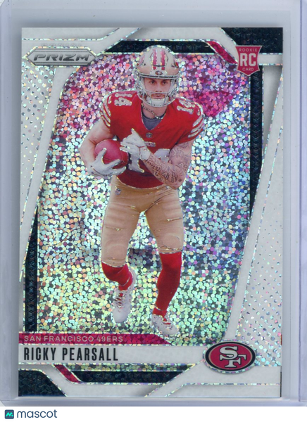 Ricky Pearsall - 2024 Panini Prizm Football White Sparkle Rookie RC #383