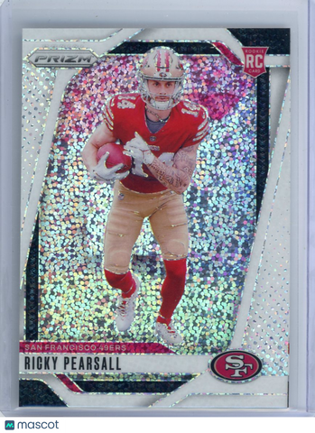 Ricky Pearsall - 2024 Panini Prizm Football White Sparkle Rookie RC #383