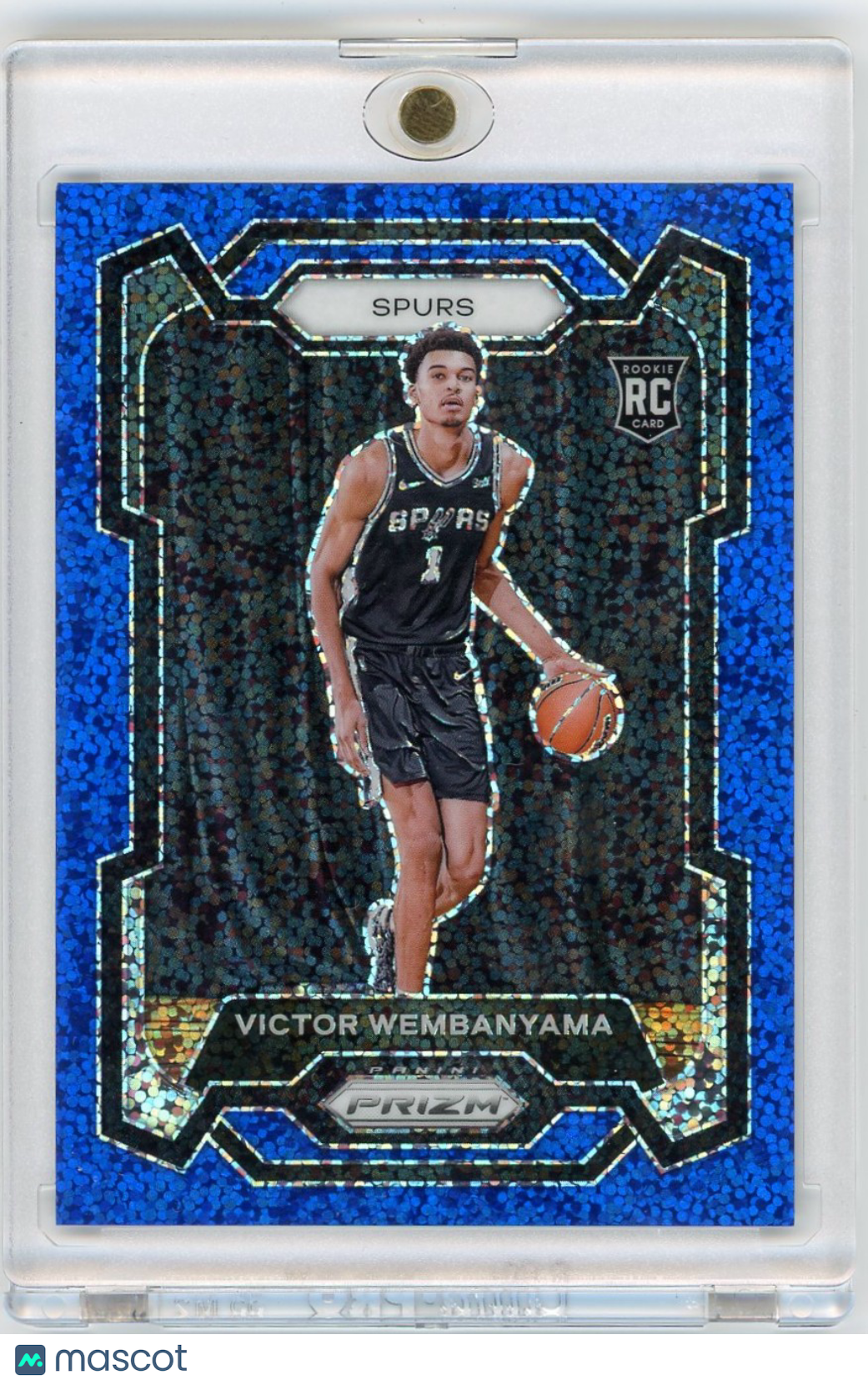 Victor Wembanyama - 2023-24 Panini Prizm Basketball Blue Sparkle 106/144 RC