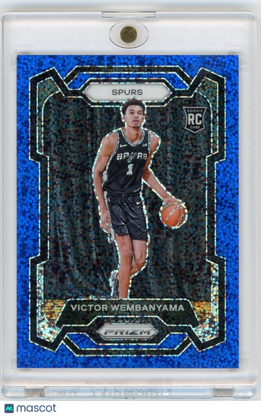 Victor Wembanyama - 2023-24 Panini Prizm Basketball Blue Sparkle 106/144 RC