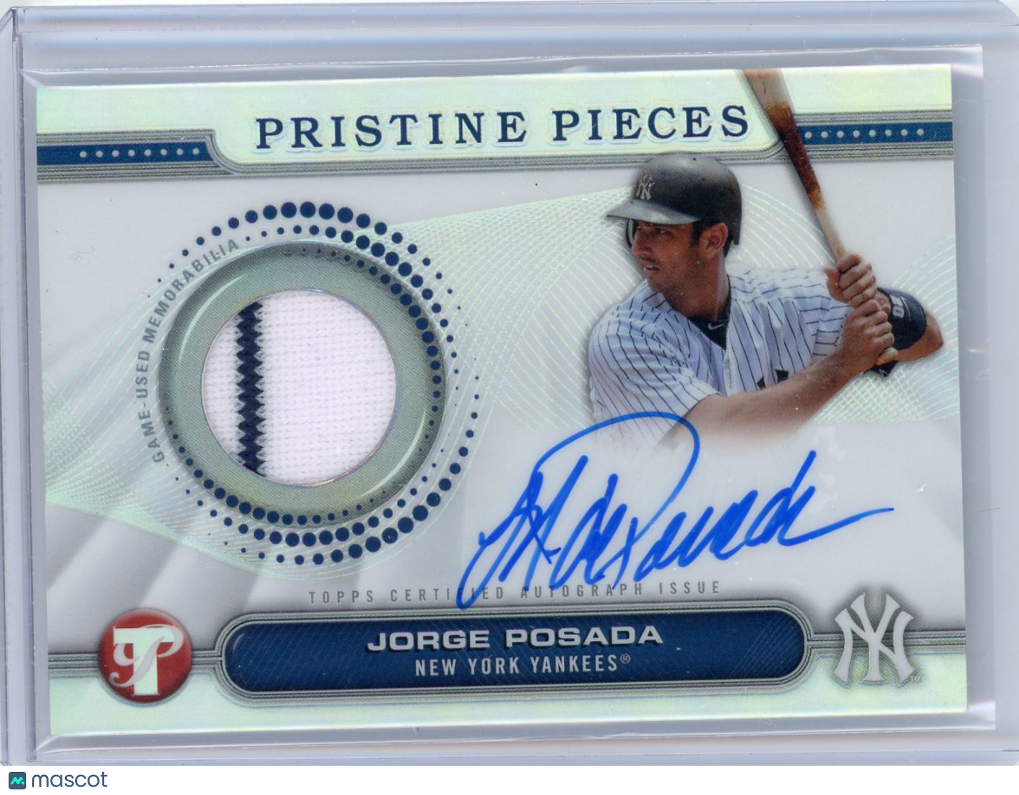 Jorge Posada - 2024 Topps Pristine Autograph Relic Patch PPAR-JP