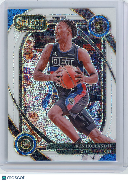 Ron Holland II - 2024-25 Panini Select White Sparkle Courtside 2025 Prizm #275