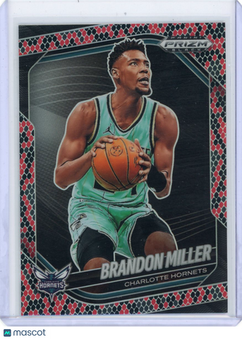 Brandon Miller - 2024-25 Panini Prizm Black Snakeskin