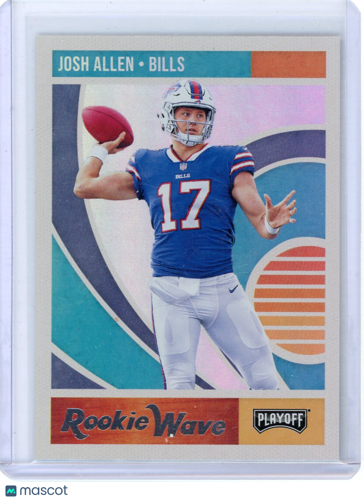 Josh Allen - 2018 Panini Playoff Football Rookie Wave #4 Bills