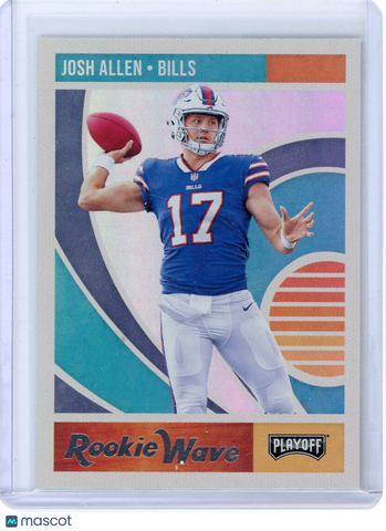 Josh Allen - 2018 Panini Playoff Football Rookie Wave #4 Bills