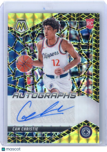 Cam Christie - 2024-25 Panini Mosaic Gold 05/10 RC Auto – Roadshow