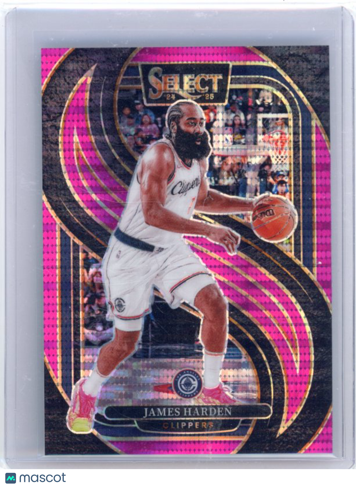 James Harden - 2024-25 Panini Select 2025 Prizm 3/5 Pink Pulsar
