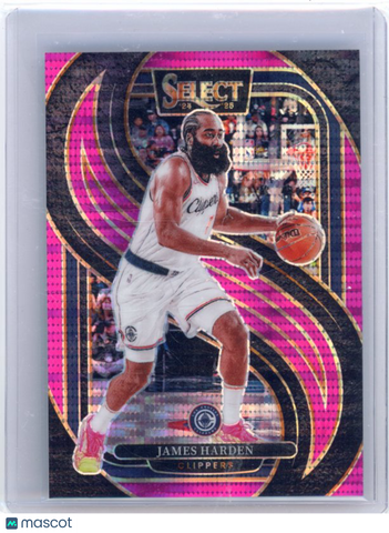 James Harden - 2024-25 Panini Select 2025 Prizm 3/5 Pink Pulsar