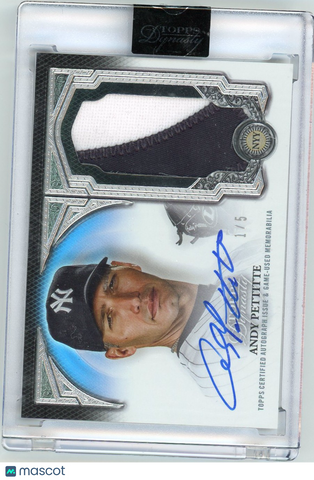 Andy Pettitte - 2014 Topps Dynasty Patch Game-Used 1 / 5