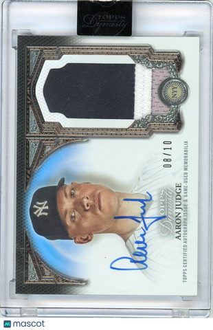 Aaron Judge - 2023 Topps Dynasty Dynastic Deed 08/10 Game-used patch