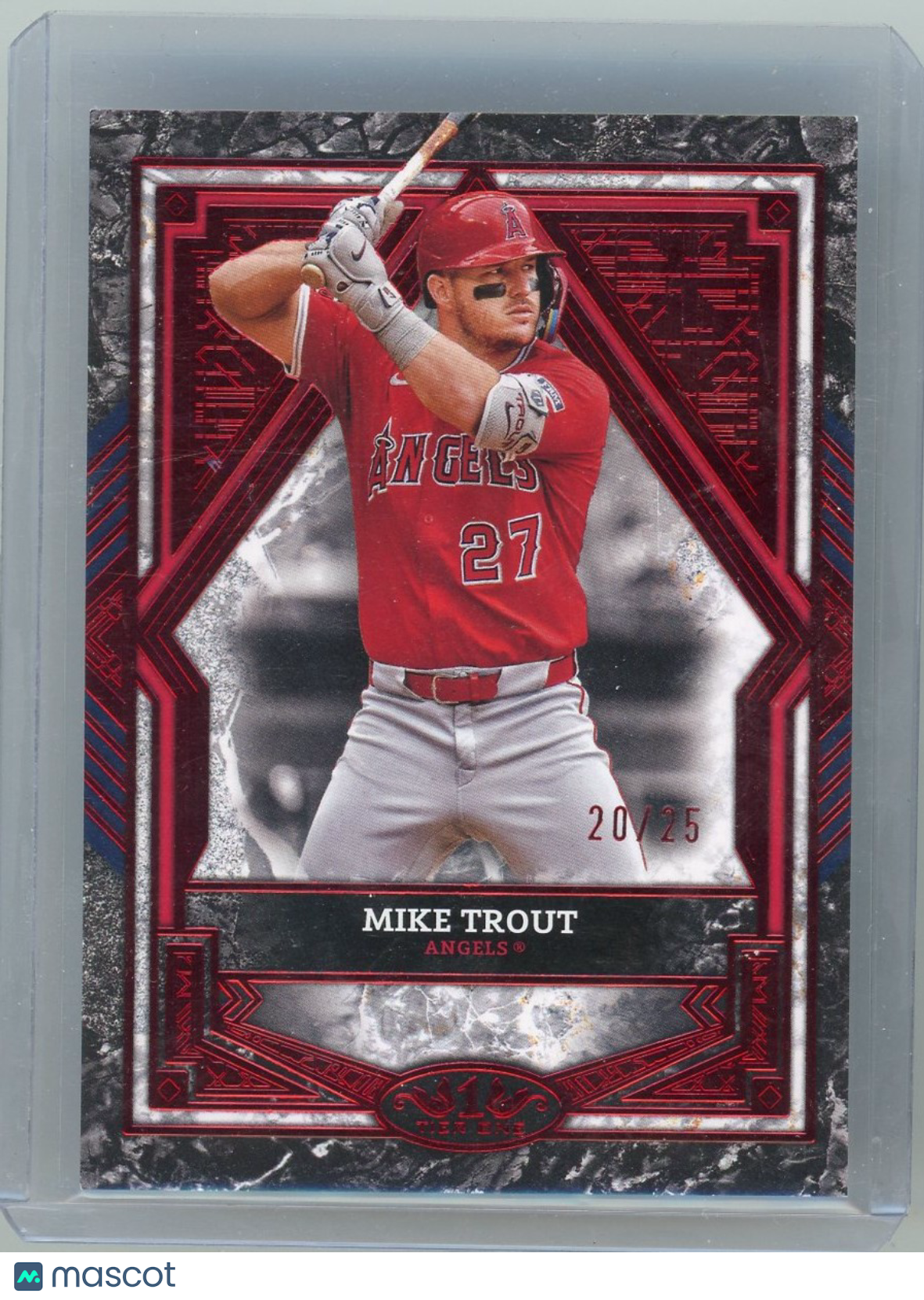 Mike Trout - 2025 Topps Tier one Red 20/25