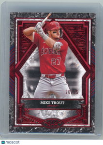Mike Trout - 2025 Topps Tier one Red 20/25 – Roadshow Cards