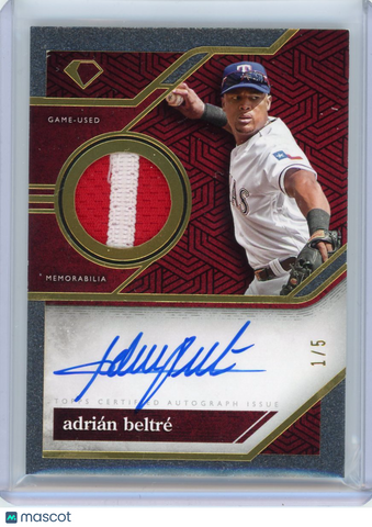 Adrián Beltré - 2024 Topps Diamond Icons Baseball Patch Auto 1/5