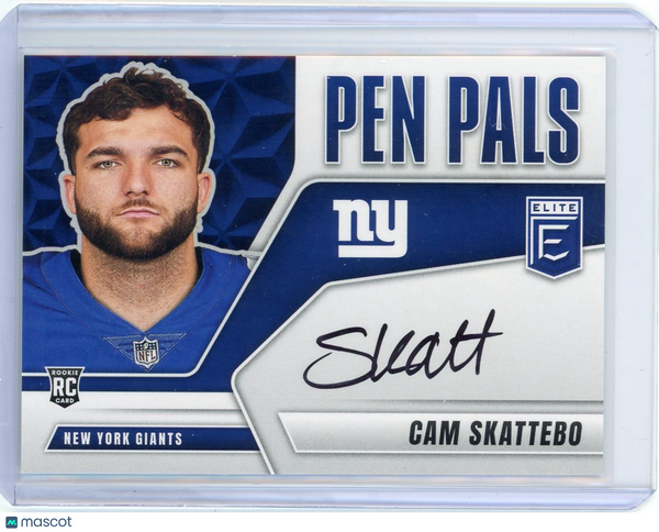 Cam Skattebo - 2025 Panini Donruss Elite Pen Pals Rookie Auto