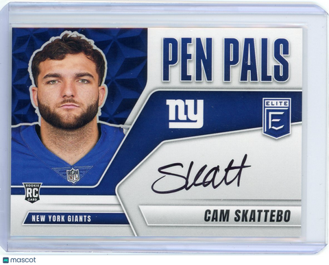 Cam Skattebo - 2025 Panini Donruss Elite Pen Pals Rookie Auto