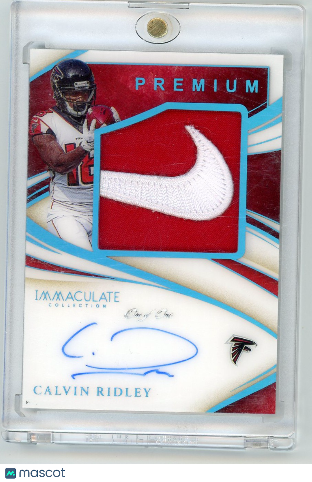 Calvin Ridley - 2020 Panini Immaculate Collection Autograph Patch 1/1