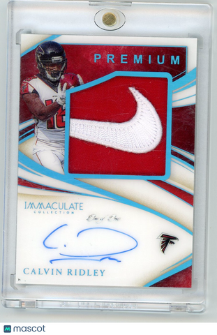Calvin Ridley - 2020 Panini Immaculate Collection Autograph Patch 1/1