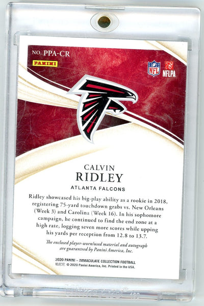 Calvin Ridley - 2020 Panini Immaculate Collection Autograph Patch 1/1